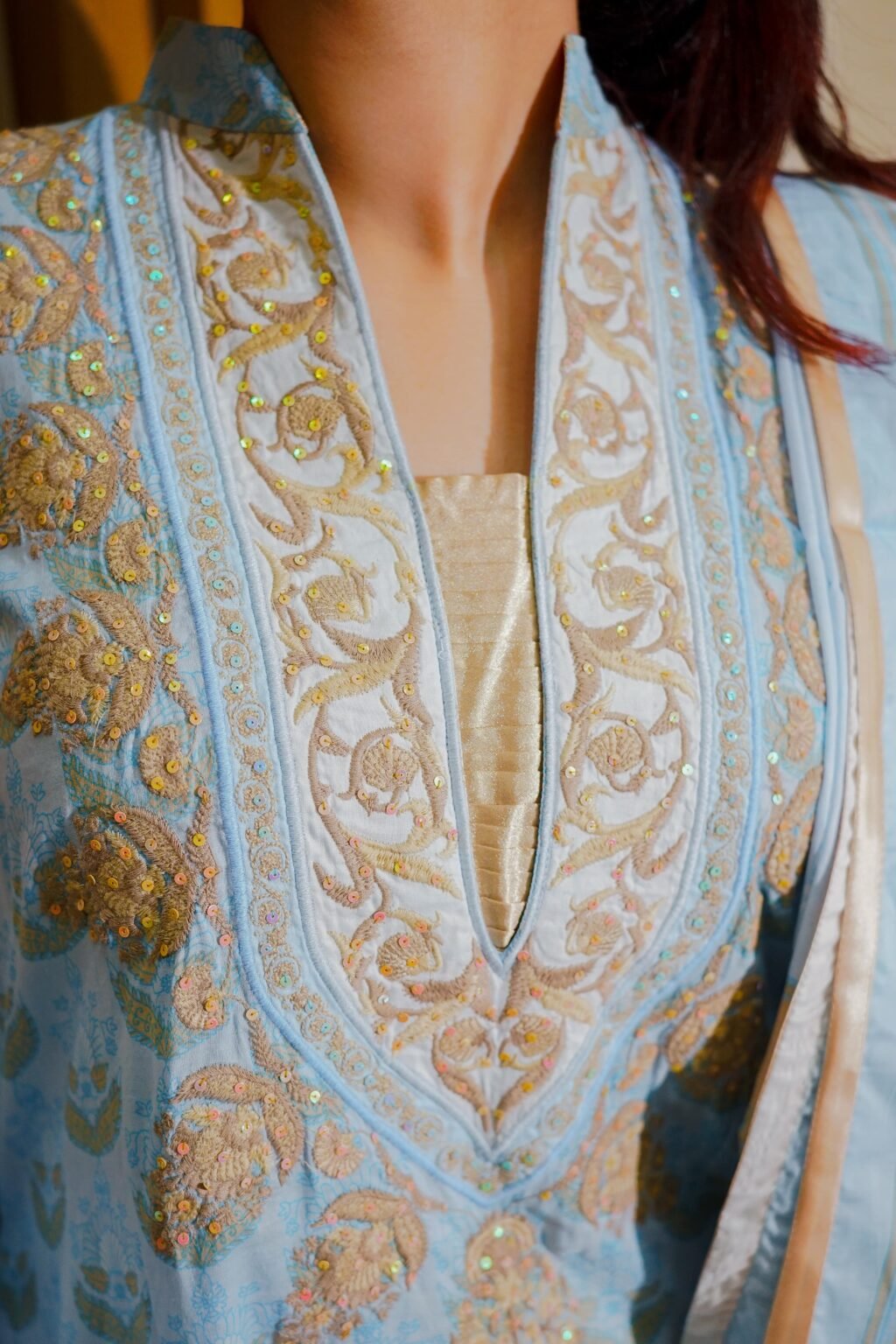 Dua fashion Corner Sky Blue