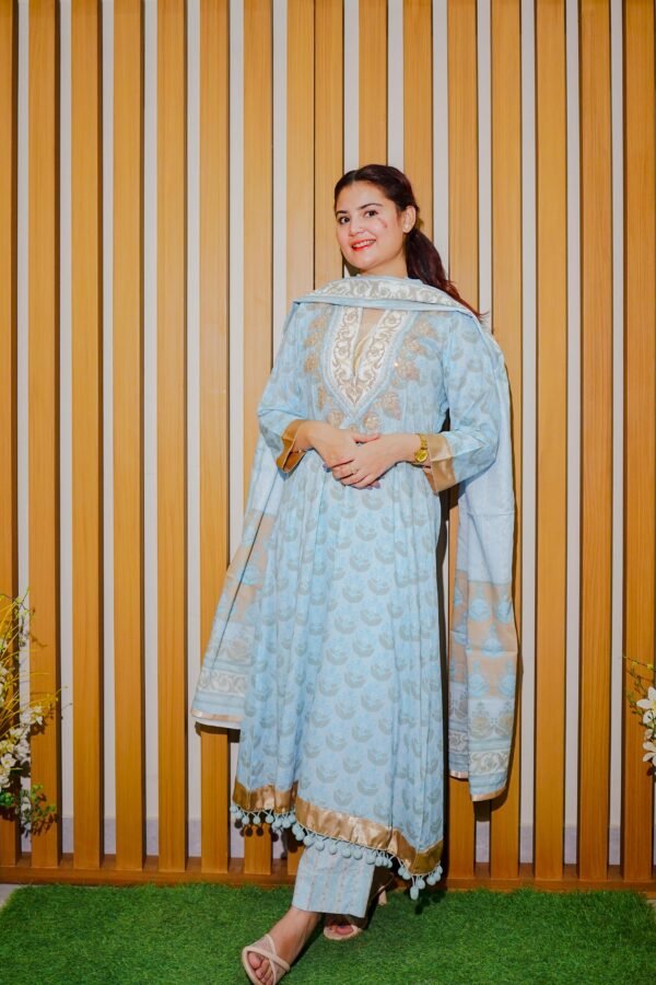 Dua fashion Corner Sky Blue