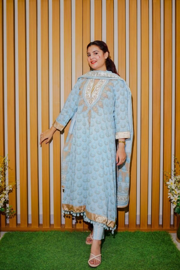 Dua fashion Corner Sky Blue