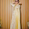 Golden Pearl Embroidered 3-Piece Suit Dua Fashion Corner