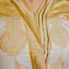 Golden Pearl Embroidered 3-Piece Suit Dua Fashion Corner