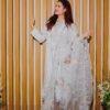 Moonlight Charm – Embroidered White Luxury Ensemble