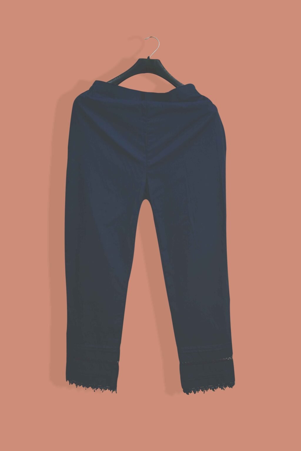Neel Rang – Navy Blue Cutwork Trouser