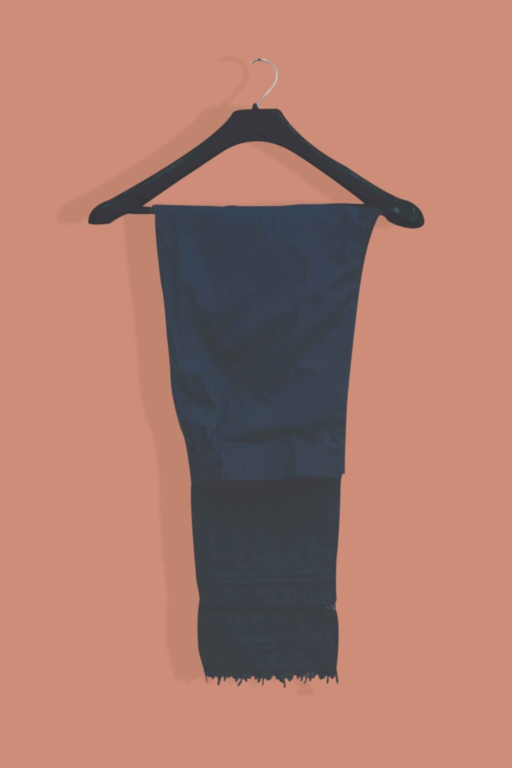 Raat Ki Roshni – Navy Blue Cutwork Trouser