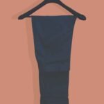 Raat Ki Roshni – Navy Blue Cutwork Trouser
