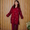 Ruby Essence – 2-Piece Embroidered Kurta