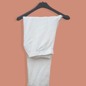 Sada-e-Saheli – Everyday White Cotton Trouser