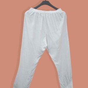 Sada-e-Saheli – Everyday White Cotton Trouser