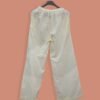 Sahar Beige Pocket Style Cotton Trouser