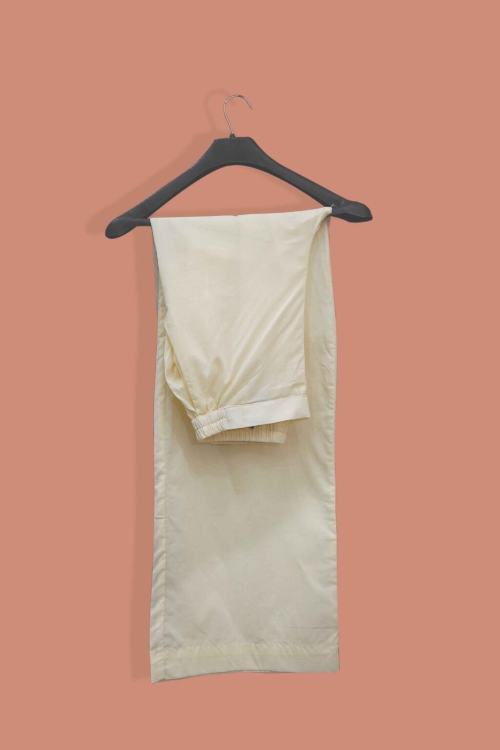 Sahar Beige Pocket Style Cotton Trouser