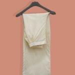 Sahar Beige Pocket Style Cotton Trouser