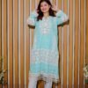 Sky Serenity – 2-Piece Embroidered Lace