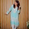 Sky Serenity – 2-Piece Embroidered Lace