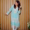 Sky Serenity – 2-Piece Embroidered Lace