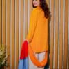 Sunshine Grace – Embroidered Kurta Set with Dip-Dyed Dupatta