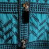 Teal and Black Ethnic Wear with Intricate Lace Detailing