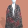 Traditional Red & Black Sindhi Ajrak Shawl
