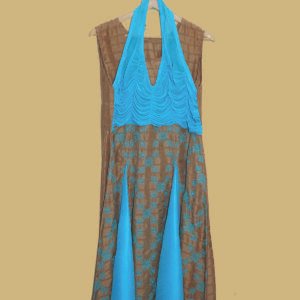 Aqua Bloom Contrast Panel