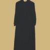 Black Sleeveless Embroidered Long Kurti