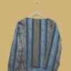 Boho Style Printed Blue Cotton Kurti