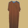 Caramel Calm Button-Down Kaftan
