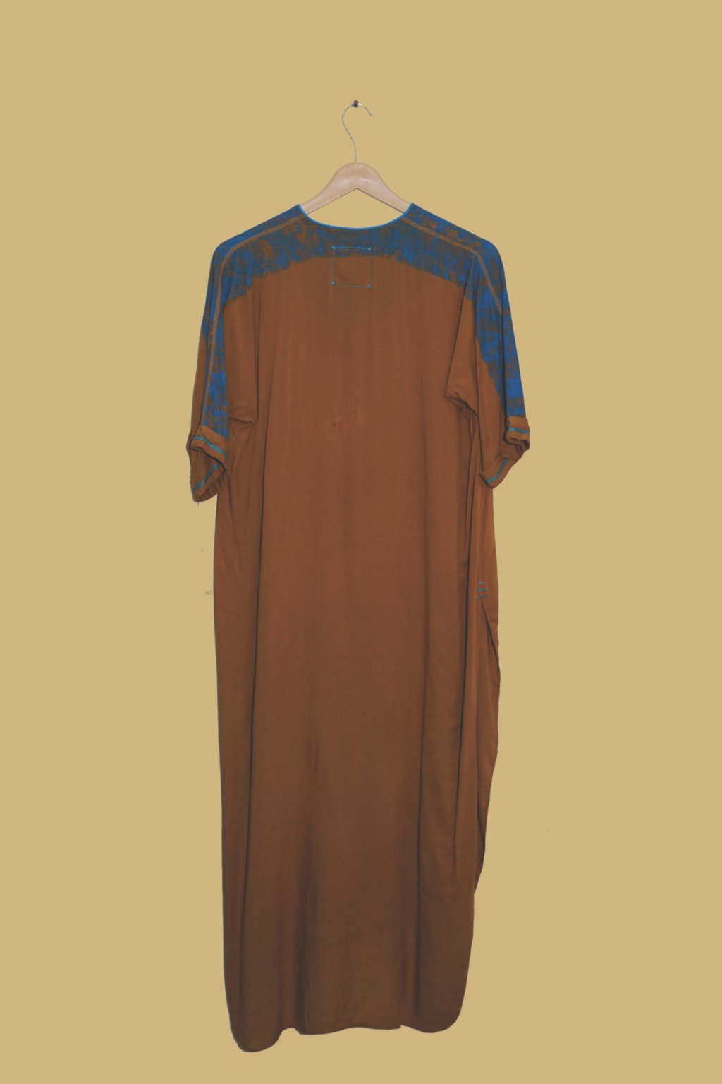 Caramel Calm Button-Down Kaftan