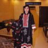 Classic Black Floral Embroidered Lawn Suit