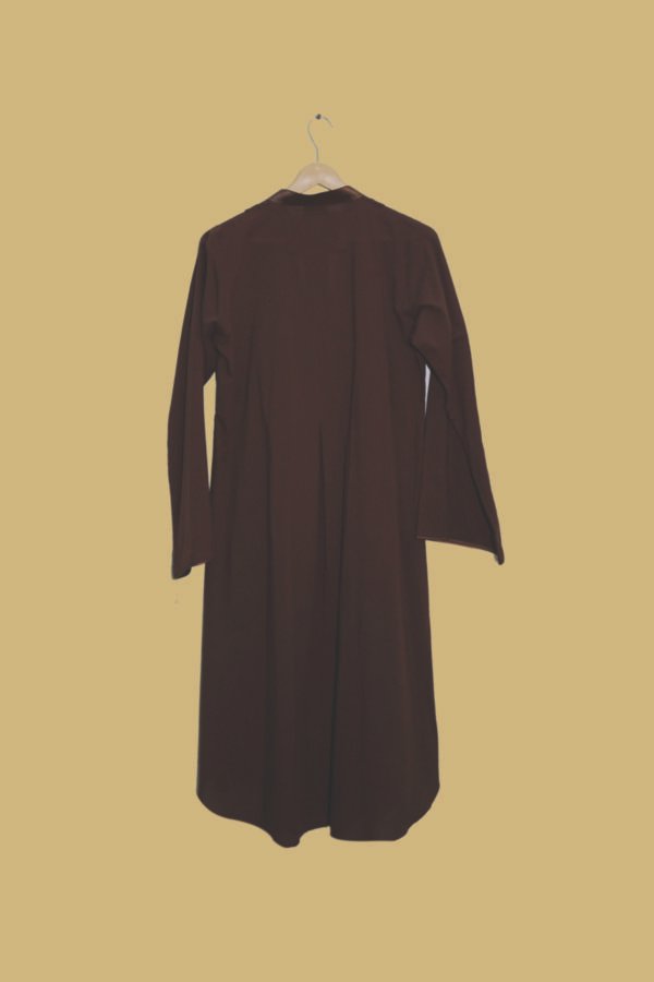 Cocoa Luxe Brown Long Kurti