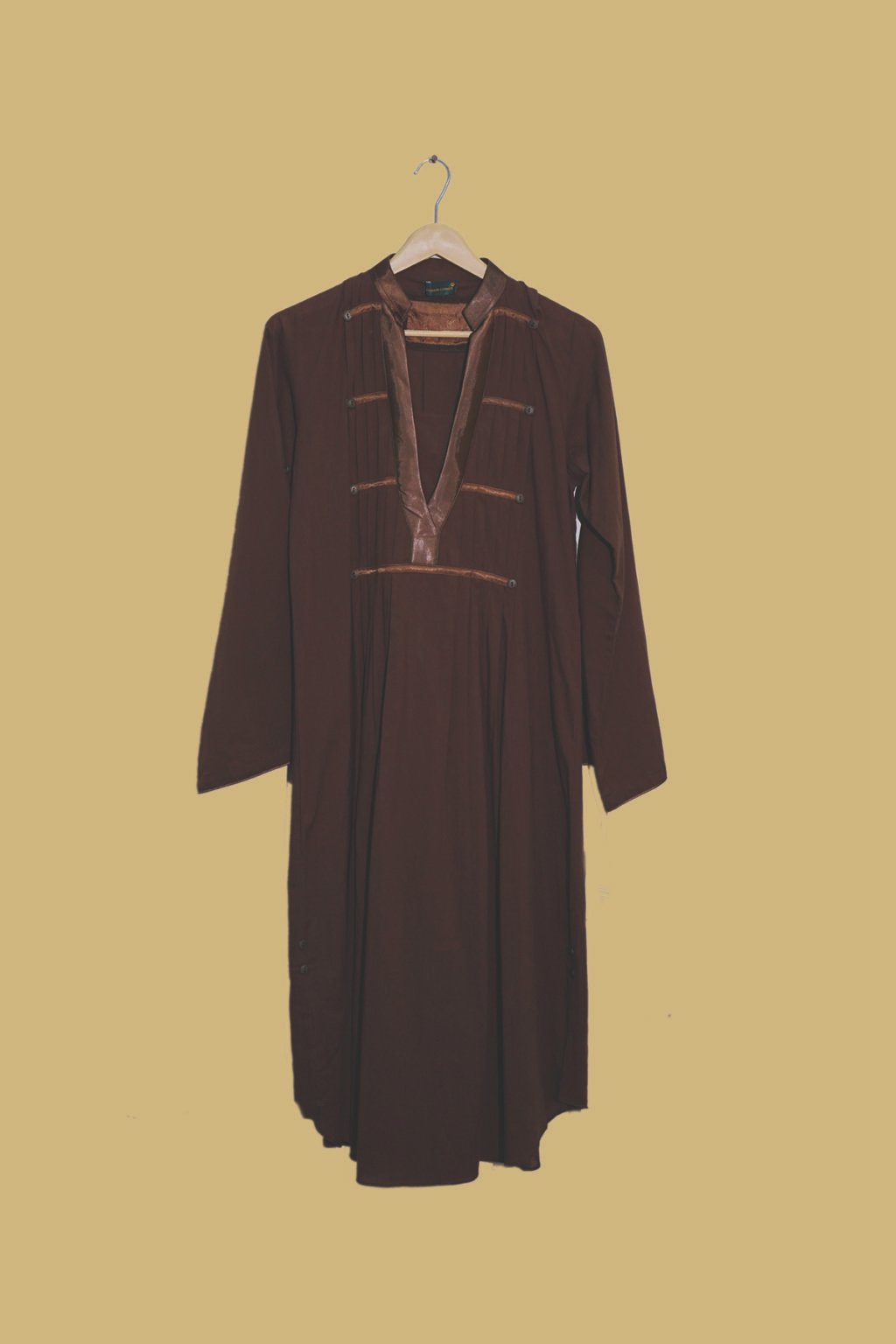 Cocoa Luxe Brown Long Kurti