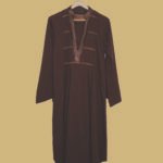 Cocoa Luxe Brown Long Kurti