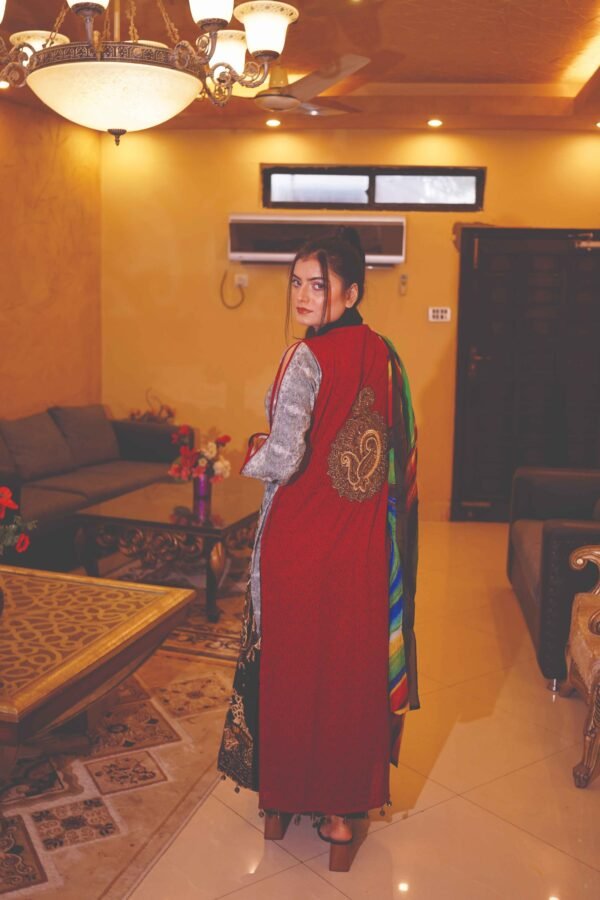 Contemporary Grey & Multicolor Digital Ensemble