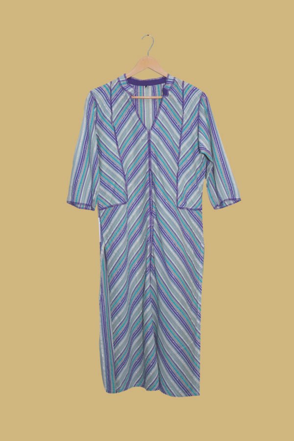 Cool Wave Chevron Kurti