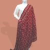 Deep Maroon Classic Print Shawl