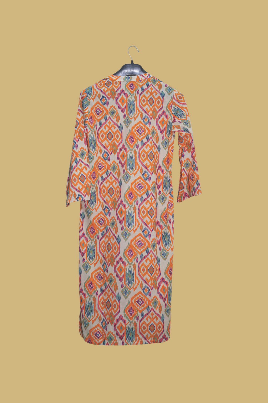 Desert Bloom Ikat Printed Kurti