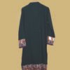 Embroidered Deep Green Kurti with Purple & Gold Handwork