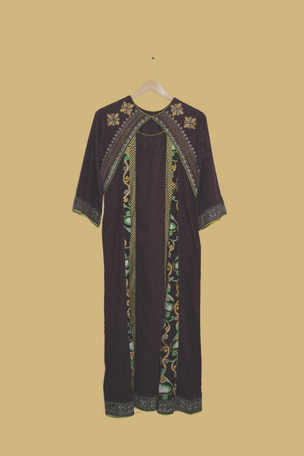 Emerald Charm Deep Purple Tribal Kurti
