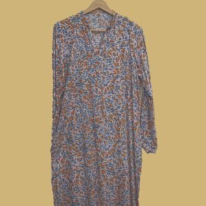 Floral Breeze Printed Kurti – Soft Lawn Fabric