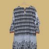 Geometric & Floral Fusion Printed Kurti