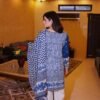 Indigo Mosaic Printed Charm