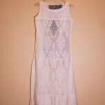 Ivory Muse Delicate White Net Embroidered Ensemble