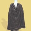 Midnight Grace – Luxe Black Ajrak Shawl
