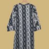 Monochrome Leaf Print Kurti