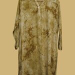 Olive Green Tie-Dye Kurti – Boho Vibes in an Everyday Fit