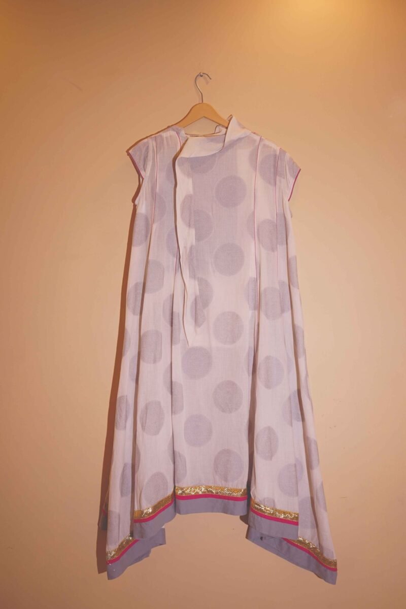 Pastel Pop Flowing Polka Dot Flair with Subtle Shine