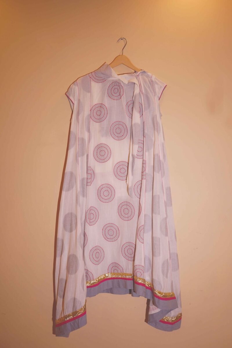 Pastel Pop Flowing Polka Dot Flair with Subtle Shine