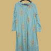 Pastel Sea Green Cotton Kurti