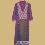 Patchwork Harmony Printed Ethnic Kurti