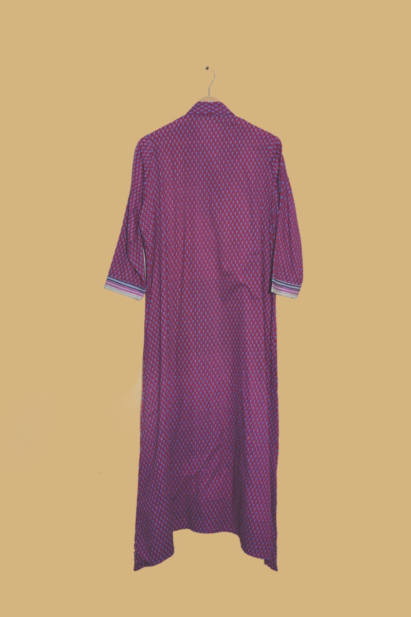 Patchwork Harmony Printed Ethnic Kurti