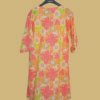 Peach Base Multi-Color Floral Kurti