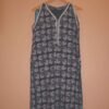 Petal Shade Navy Blue Ensemble with Abstract Floral Print